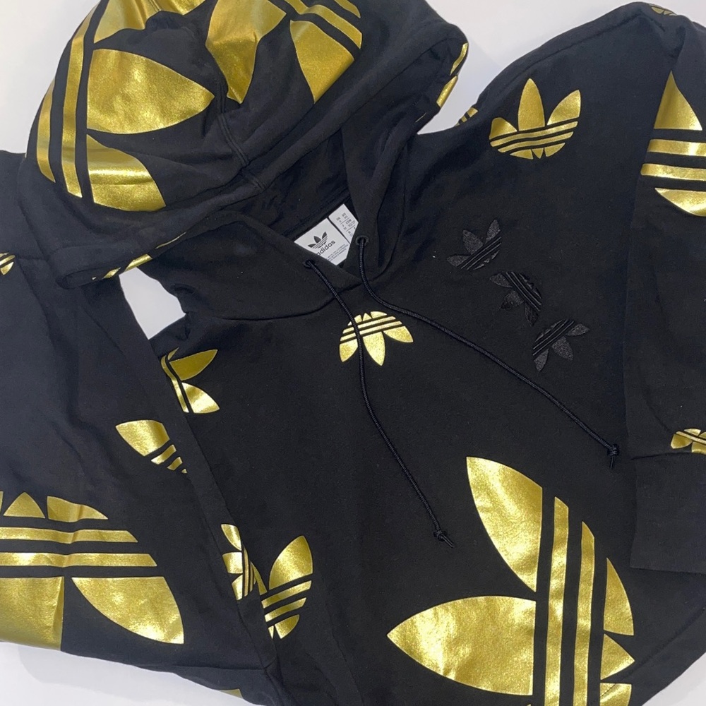 adidas sweatshirt | xs gold logo - Picture 13 of 15